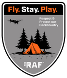 Fly. Stay. Play Stickers