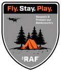 Fly. Stay. Play Stickers