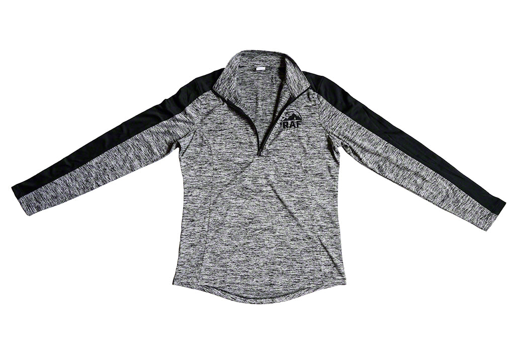 Women's Black/Grey Quarter Zip