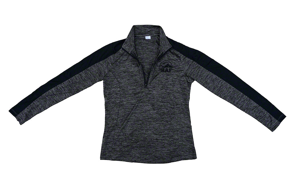 Women's Black/Grey Quarter Zip