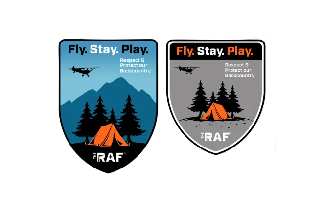 Fly. Stay. Play Stickers