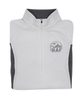 Women's White/Grey Quarter Zip
