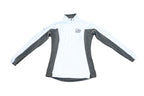 Women's White/Grey Quarter Zip