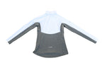 Women's White/Grey Quarter Zip